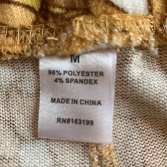 Retro Floral Design Pull on Lounge Shorts - Picture 4 of 10